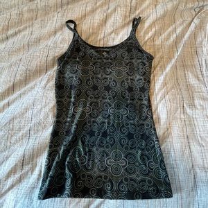 PrAna double strap tank top with shelf bra - size Small